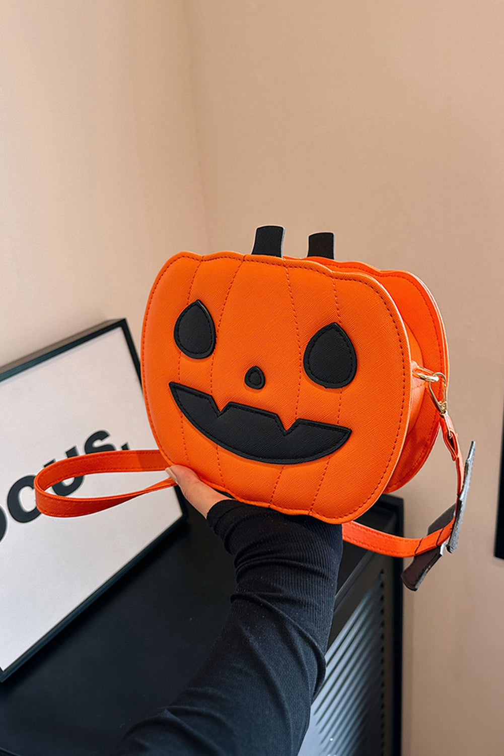 Carrot Halloween Pumpkin Shoulder Bag