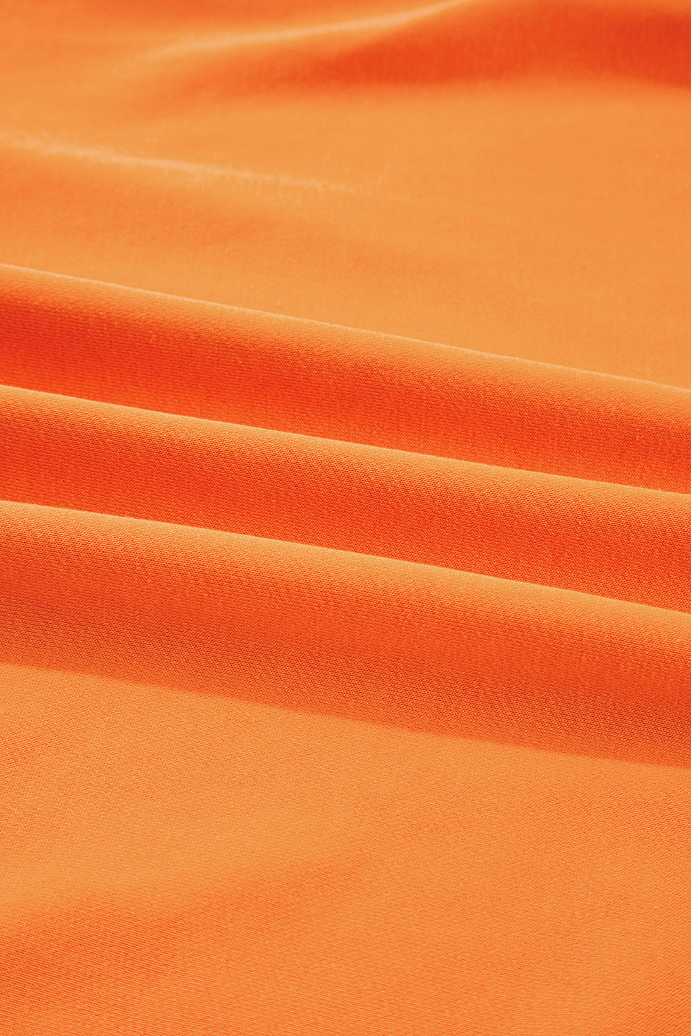 Grapefruit Orange Spooky Graphic Halloween Crew Neck Holiday Sweatshirt