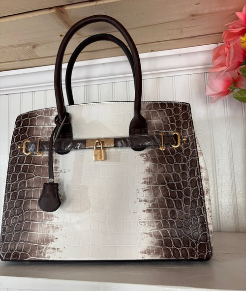 Croc Satchel