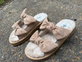 Tan Bow Sandels