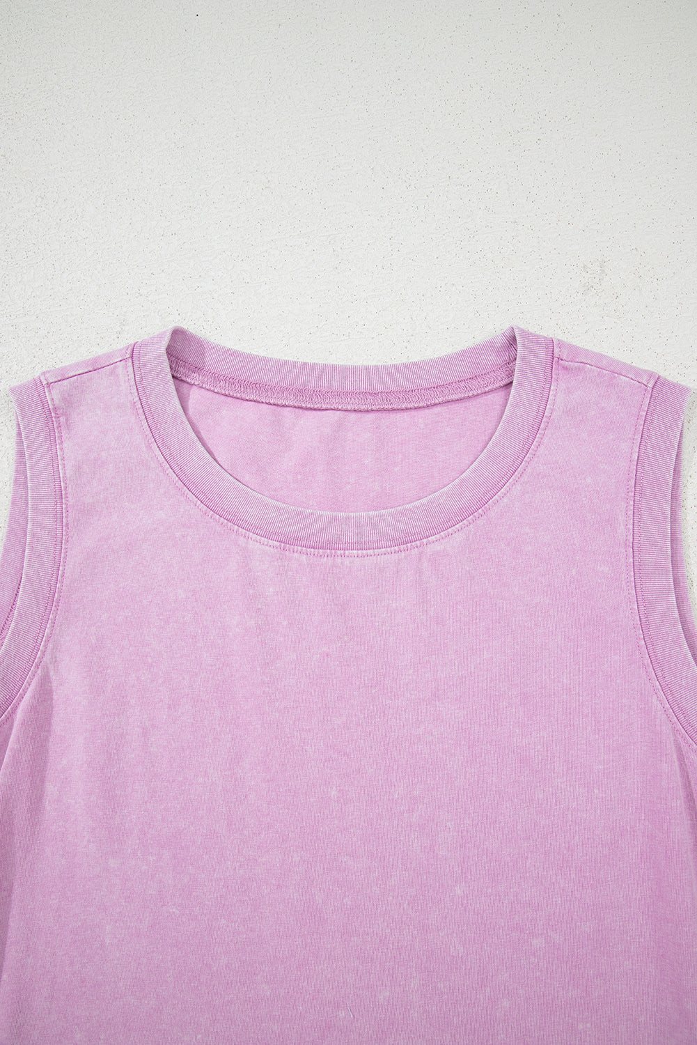 Phalaenopsis Mineral Wash Tank Mini Dress with Pockets